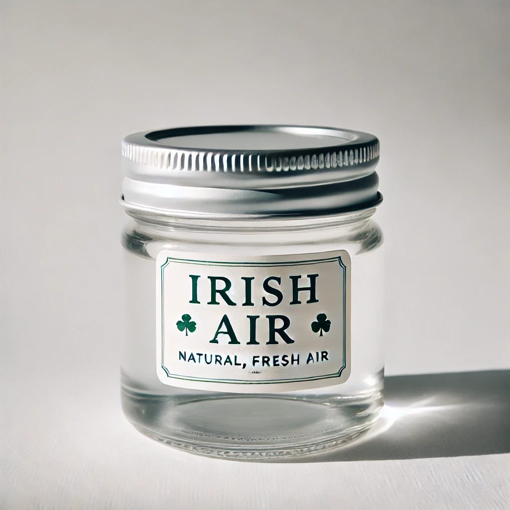 Fresh Irish Air in a jar